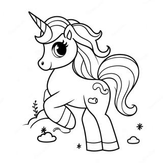 Pagini De Colorat Cu Unicornul Curcubeu Lisa Frank 19821-4322