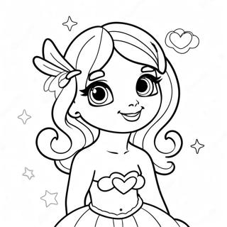 Pagina De Colorat Cu Zana Magica Lisa Frank 19824-4334