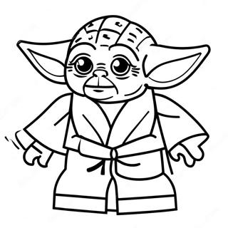 Lego Star Wars Yoda Pagina De Colorat 20461-4478