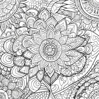 Pagina De Colorat Cu Modele Delicate De Mandala 22750 4978