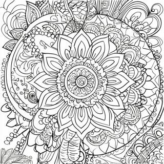 Pagina De Colorat Cu Modele Delicate De Mandala 22750 4979