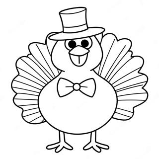 Curcan Amuzant Cu Papion Desen De Colorat 23596-5154