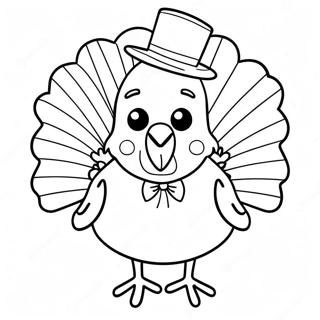 Curcan Amuzant Cu Papion Desen De Colorat 23596-5156