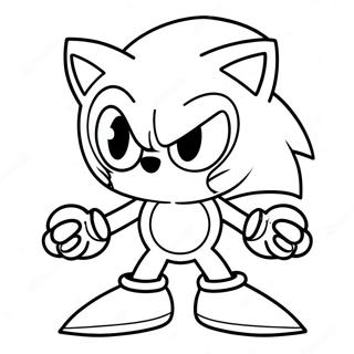 Sonic Exe Desene De Colorat