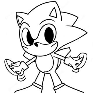 Sonic Exe Cu Dinti Ascutiti Pagina De Colorat 23889-5219