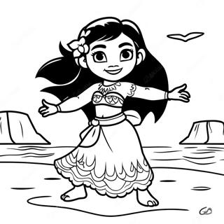 Moana Desene De Colorat