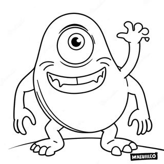 Monsters Inc Desene De Colorat