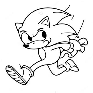 Super Sonic Desene De Colorat