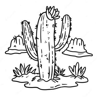 Cactus Desene De Colorat