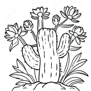 Cactus Pagini de colorat