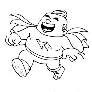 Capitanul Chilotilor Salveaza Ziua Pagina De Colorat 27006-5891