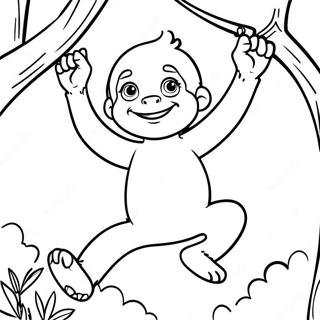 Curious George Desene De Colorat