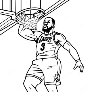 Lebron James Desene De Colorat