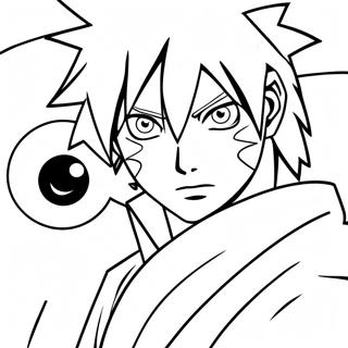 Pagina De Colorat Cu Sasuke Avand Sharingan 28854-6274