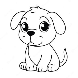 Pagini De Colorat Cu Catel Chibi Adorabil 29207 6365