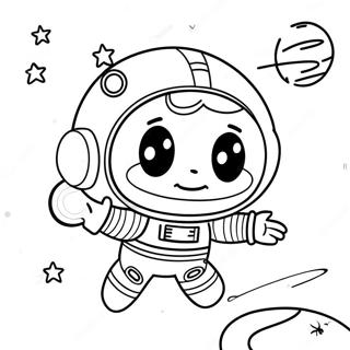 Astronaut Desene De Colorat