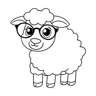 Oaie De Desene Animate Cu Ochelari Pagina De Colorat 30035-6550