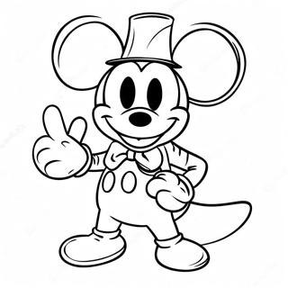 Mickey Mouse In Costum De Halloween Pagina De Colorat 30216-6575