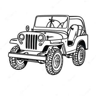 Jeep Desene De Colorat