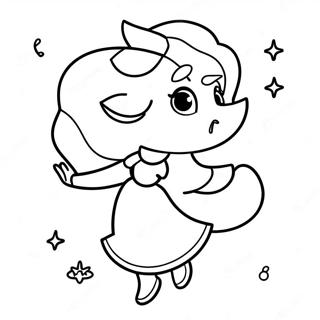 Rosalina Draguta Cu Luma Pagina De Colorat 30909 6743