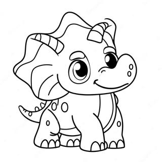 Triceratops Dragut Pagina De Colorat 32284-7035