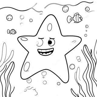 Patrick Star In Aventura Subacvatica Pagina De Colorat 32460-7074