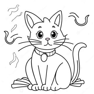 Pagina De Colorat Pisica Neagra Hocus Pocus 32816-7160