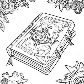 Pagina De Colorat Cartea De Vraji Hocus Pocus 32817-7162