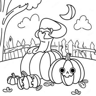 Pagina De Colorat Campul De Dovleci Hocus Pocus 32818-7165