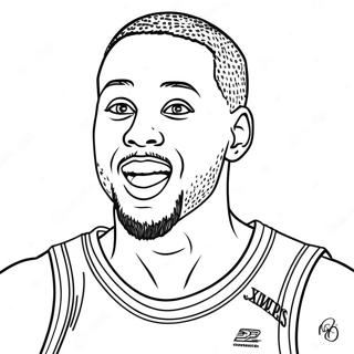 Steph Curry Desene De Colorat