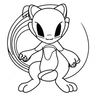 Mewtwo Cu Puteri Psihice Pagina De Colorat 33074-7217