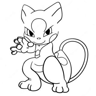 Mewtwo Cu Puteri Psihice Pagina De Colorat 33074-7218