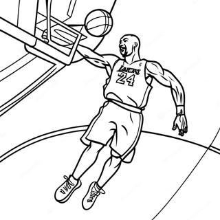 Kobe Bryant Desene De Colorat