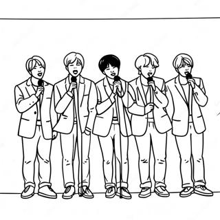 Bts Desene De Colorat