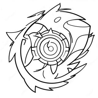 Pagina De Colorat Cu Logo Ul Beyblade Burst 34620-7563