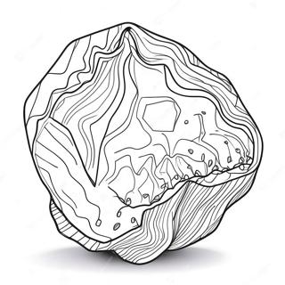 Culoare Pagina Cu Cristal Geoda Stralucitor 35420-7740