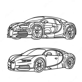 Pagini De Colorat Cu Bugatti Chiron Elegant 36055-7882