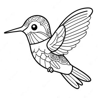 Colibri Desene De Colorat