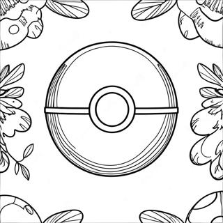 Coloreaza Un Pokeball Clasic 36785-8035