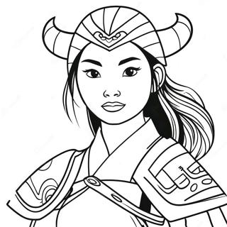 Mulan Desene De Colorat