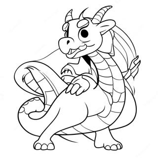Mulan Cu Dragonul Mushu Pagina De Colorat 37262-8137