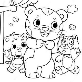 Daniel Tiger Desene De Colorat