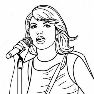 Taylor Swift Desene De Colorat