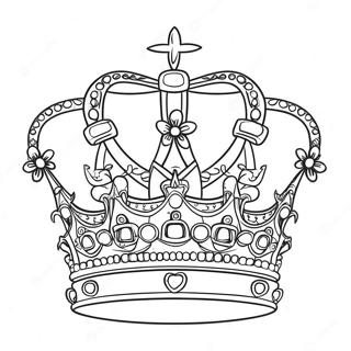 Pagini De Colorat Cu Coroana Regala 41540-9075