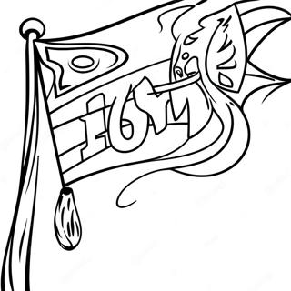 Steag De Curse Nascar Pagina De Colorat 41824-9151