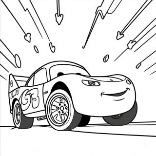 Lightning Mcqueen In Cursa Pagina De Colorat 41914-9168