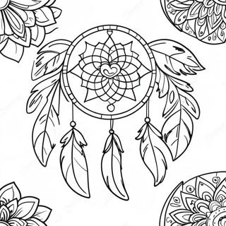 Pagini De Colorat Cu Un Visator Dragut Cu Fete Zambitoare 41996-9191