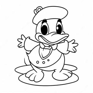 Pagini De Colorat Cu Donald Duck In Costum De Marinar 43204-9435