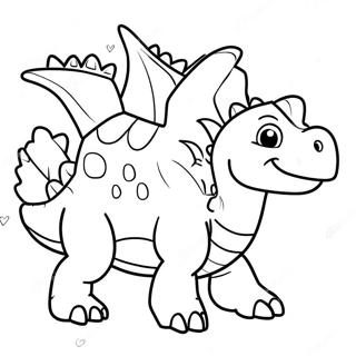 Stegosaurus Desene De Colorat