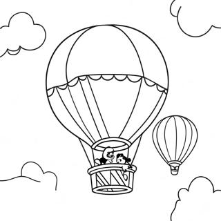 Pagina De Colorat Cu Aventurile Lui Up Cu Balonul 43994-9616